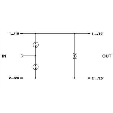 2807955 - Phoenix Contact - CT 10-2PE/FS-24
   
