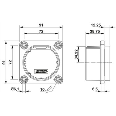 1623496 - Phoenix Contact - EV-GBDC-PARK-R
   
