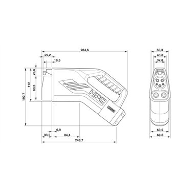 1483491 - Phoenix Contact - EV-T1G2CC-DC200A-8,0M1ASBK11
   