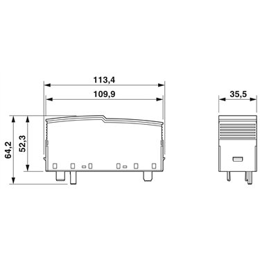 2905968 - Phoenix Contact - FLT-SEC-H-T1-264/25-P
   