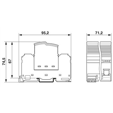 2905415 - Phoenix Contact - FLT-SEC-P-T1-1S-350/25-FM
   