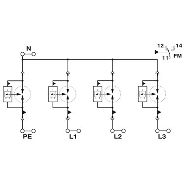 2909589 - Phoenix Contact - FLT-SEC-P-T1-3S-264/50-FM
   