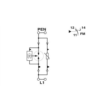 2905465 - Phoenix Contact - FLT-SEC-T1+T2-1C-350/25-FM
   