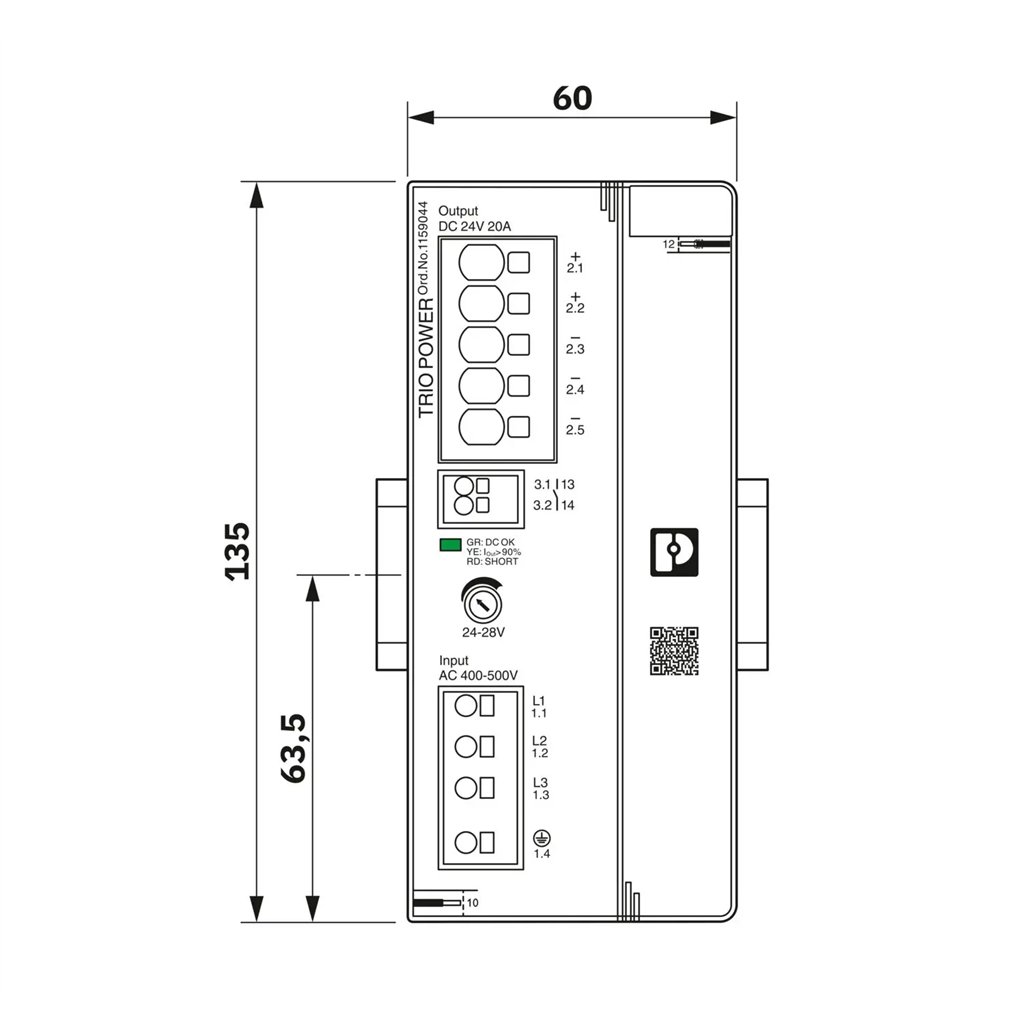 2748593 - Phoenix Contact - MPB 18/1-12
   