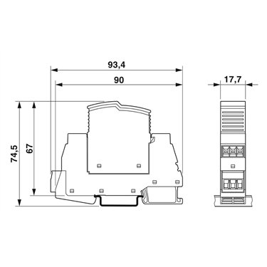 2907916 - Phoenix Contact - PLT-SEC-T3-24-FM-UT
   