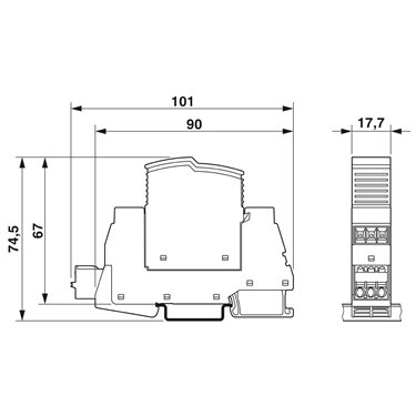 2907926 - Phoenix Contact - PLT-SEC-T3-60-FM-PT
   