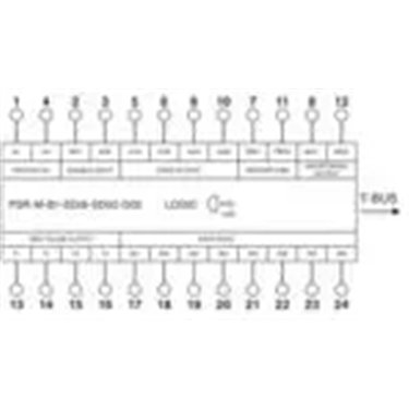 1104972 - Phoenix Contact - PSR-M-B1-SDI8-SDO2-DO2-PI
   