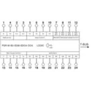 1104975 - Phoenix Contact - PSR-M-B2-SDI8-SDO4-DO4-PI
   