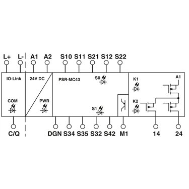 1087569 - Phoenix Contact - PSR-MC43-2SDO-1DO-24DC-SP
   