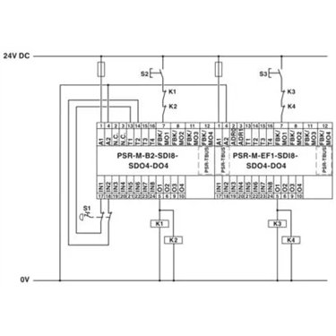 1104889 - Phoenix Contact - PSR-M-EF1-SDI8-SDO4-DO4-PI
   