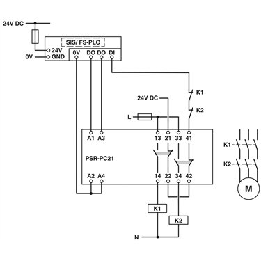 1086945 - Phoenix Contact - PSR-PC21-2NO-2NC-24DC-SC
   