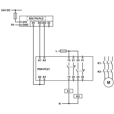 1086945 - Phoenix Contact - PSR-PC21-2NO-2NC-24DC-SC
   