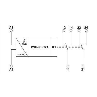 1480212 - Phoenix Contact - PSR-PLC21-2CO-24DC-PT
   