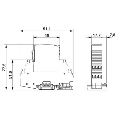 2800981 - Phoenix Contact - PT-IQ-2X2+F-24DC-UT
   