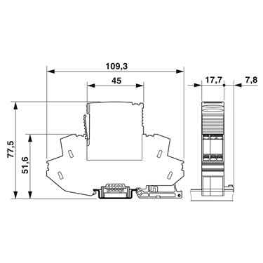 2801292 - Phoenix Contact - PT-IQ-5-HF+F-5DC-PT
   