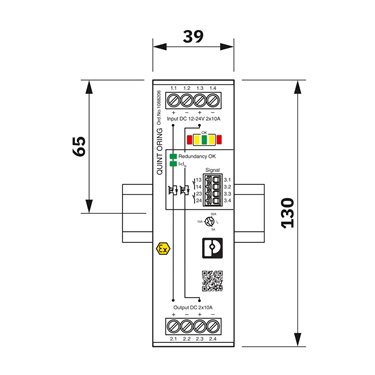 1088206 - Phoenix Contact - QUINT4-ORING/12-24DC/2X10/2X10
   
