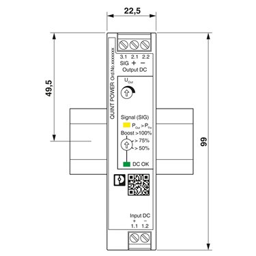 1066703 - Phoenix Contact - QUINT4-PS/12-24DC/24DC/1.3/SC
   