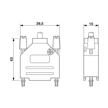 2749563 - Phoenix Contact - SCT-D-SUB 15-KG
   