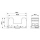 1113843 - Phoenix Contact - SINGLE HOUSING TRANSPARENT DISC
   