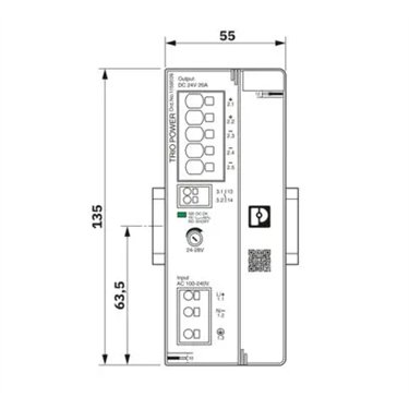 1159039 - Phoenix Contact - TRIO3-PS/1AC/24DC/20
   