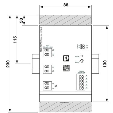 1075240 - Phoenix Contact - TRIO-PS-2G/1500DC/24DC/8
   