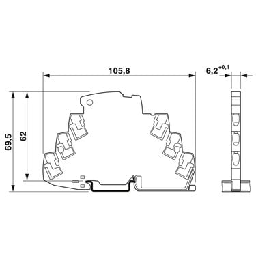 2906805 - Phoenix Contact - TTC-6-2X1-24DC-PT
   