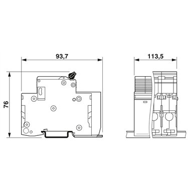 2882776 - Phoenix Contact - VAL-CP-MCB-3C-350/40/FM
   