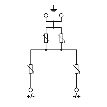 2905641 - Phoenix Contact - VAL-MB-T1/T2 1500DC-PV/2+V
   