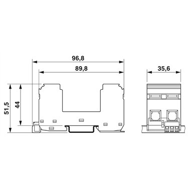 2800257 - Phoenix Contact - VAL-MS 1+1-BE/FM/HD/S1A
   