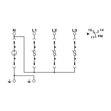 2858959 - Phoenix Contact - VAL-MS 230/3+1/FM-UD
   