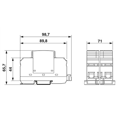 2856689 - Phoenix Contact - VAL-MS 320/3+1/FM-UD
   