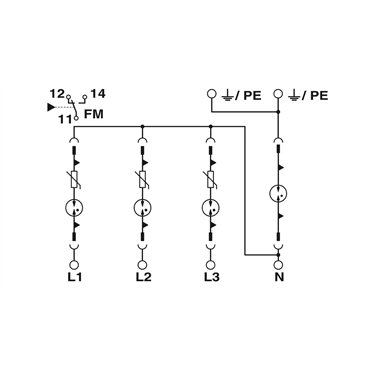 2858632 - Phoenix Contact - VAL-MS 350VF/3+1-FM
   