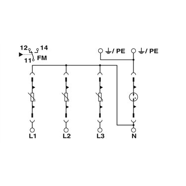 2920968 - Phoenix Contact - VAL-MS 385/80/3+1-FM
   