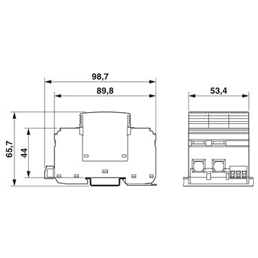 2800641 - Phoenix Contact - VAL-MS 600DC-PV/2+V-FM
   