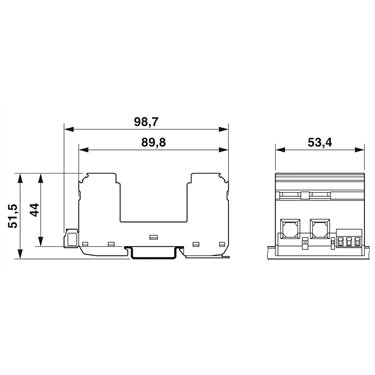 2881803 - Phoenix Contact - VAL-MS/3+0-BE/FM
   
