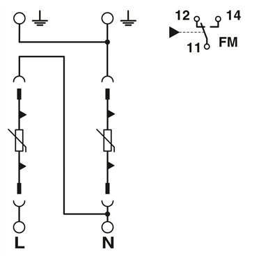 2801533 - Phoenix Contact - VAL-MS-T1/T2 48/12.5/1+1V-FM
   