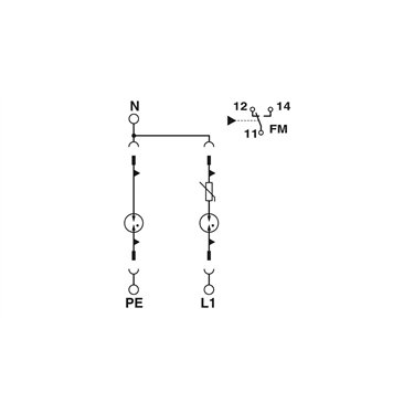 2909592 - Phoenix Contact - VAL-SEC-T2-1S-350VF-FM
   