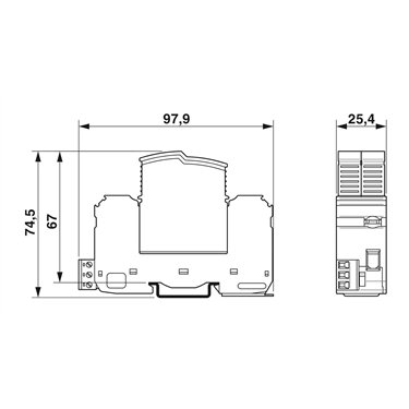 2905337 - Phoenix Contact - VAL-SEC-T2-2C-350-FM
   