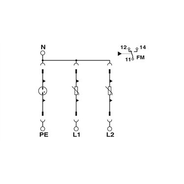 2905338 - Phoenix Contact - VAL-SEC-T2-2S-350-FM
   