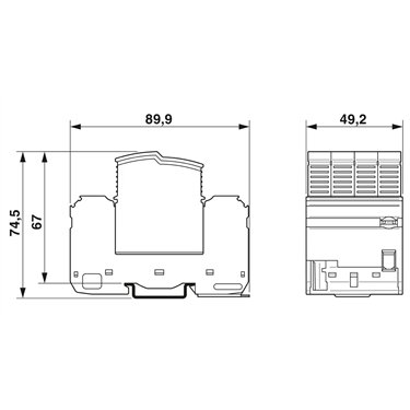 2909637 - Phoenix Contact - VAL-SEC-T2-3S-350/40
   