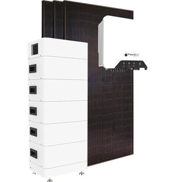 FIT73E008 - Futurasun - Фотоэлектрический комплект, состоящий из панелей, трехфазного инвертора, аккумуляторов