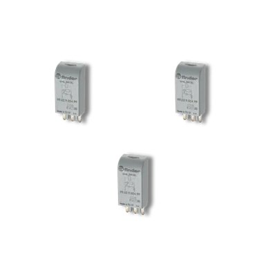 99.02.0.060.59 - Finder - Modulo  Indicatore LED 28/60V AC/DC