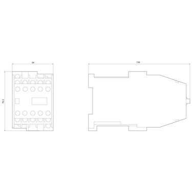 3TH4364-0BF4 - Siemens - Relé contactor 64E EN 50011