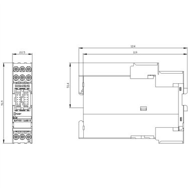3UF7150-1AA00-0 - Siemens - Modulo di disaccoppiamento