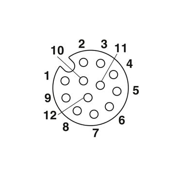 1430640 Phoenix Contact - Cavo sensore/attuatore - SAC-12P-10,0-PUR/FS SCO