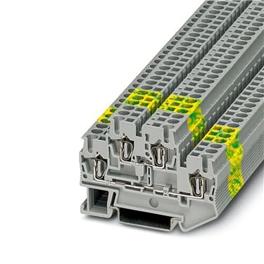 3036026 Phoenix Contact - STTB 2,5-PE - Bornera de conductor de protección de doble nivel
