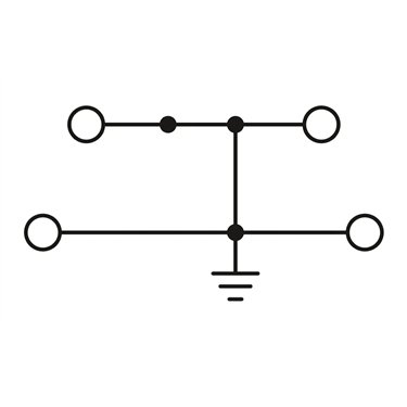 3036026 Phoenix Contact - STTB 2,5-PE - Bornera de conductor de protección de doble nivel
