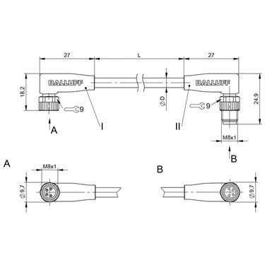 BCC M324-M324-30-304-VX8434-006 BALLUFF  - код заказа: BCC02Z4