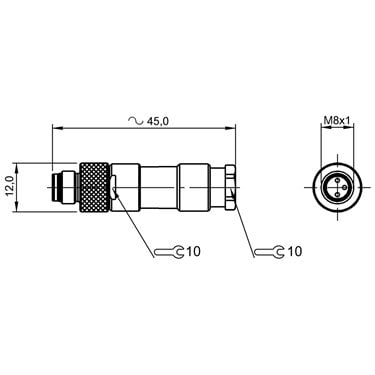 BCC M333-0000-20-000-34X325-000 BALLUFF  - Codice di ordinazione: BCC06YZ