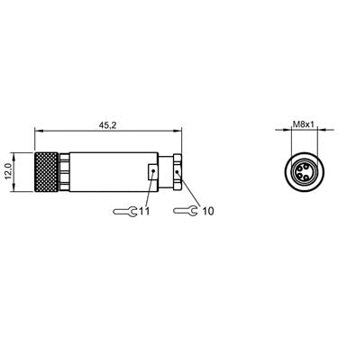 BCC M334-0000-10-000-31X450-000 BALLUFF  - Codice di ordinazione: BCC06Z5